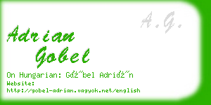 adrian gobel business card