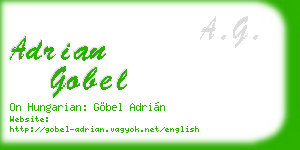 adrian gobel business card